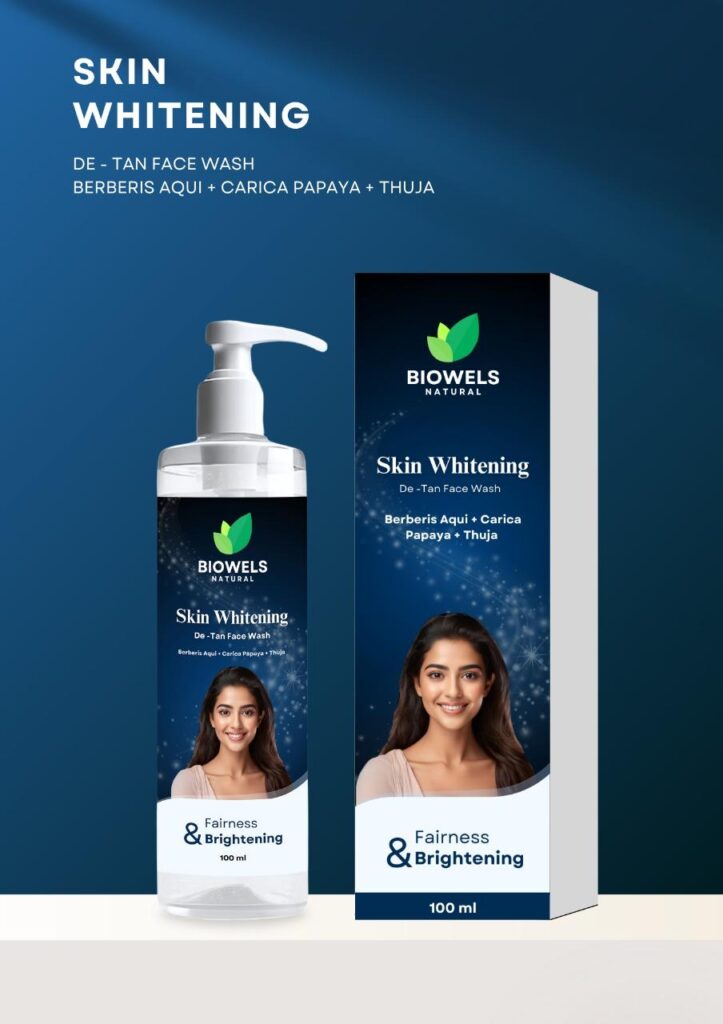 Skin Whitening -DE tan face wash