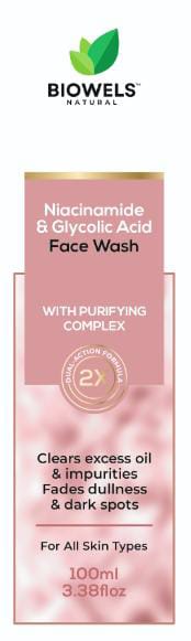 Niacinamide and Glycolic Acid Face Wash